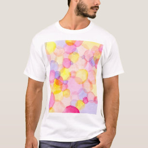 Polka Dot Splash: Colorful Watercolor T-Shirt
