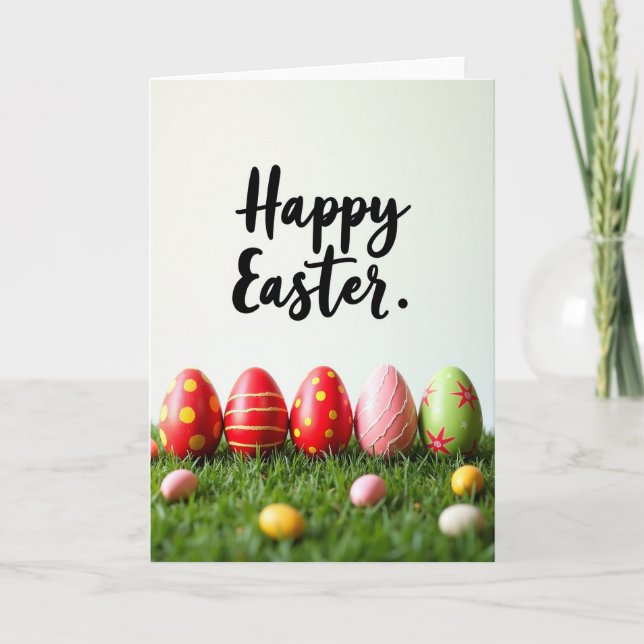 Polka Dot Spring Card (Front)