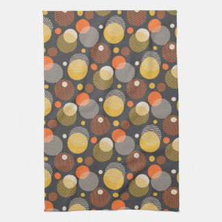 Polka Dot Stripe Pattern Kitchen Towel