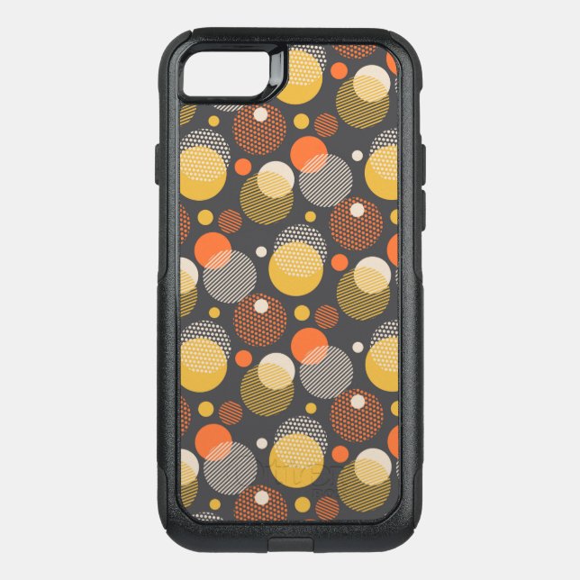 Polka Dot Stripe Pattern Otterbox iPhone Case (Back)