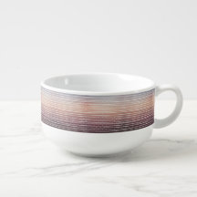 Polka Dot Stripes Sunset Snowfall Design