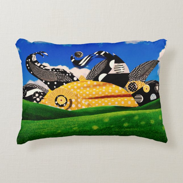 POLKA DOT SUN! ACCENT PILLOW (Front)