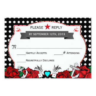 Personalized Rockabilly Wedding Invitations Custominvitations4u Com Rockabilly Wedding Invitations