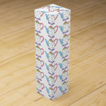 Polka Dot Teapot Afternoon Tea Party Bridal Shower Wine Box<br><div class="desc">Design features an original illustration of a pastel polka dot teapot. Ideal for a bridal shower, baby shower, birthday party or afternoon tea. This tea themed illustration is also available on other products, including coordinating party products and decor. Don't see what you're looking for? Need help with customization? Contact Rebecca...</div>