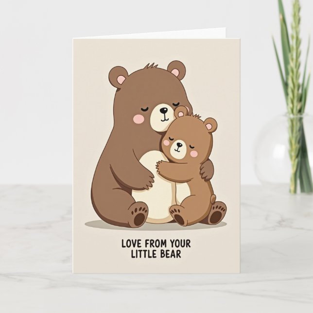 Polka Dot Tender Embrace Card (Front)
