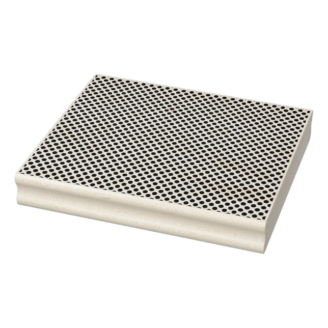 Polka Dot Texture Rubber Art Stamp (Stamp)