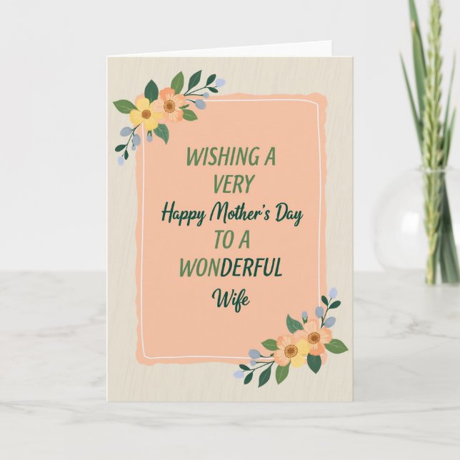 Polka Dot Thanks Giving Card (Front)