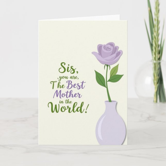 Polka Dot Thanks Mom Card (Front)