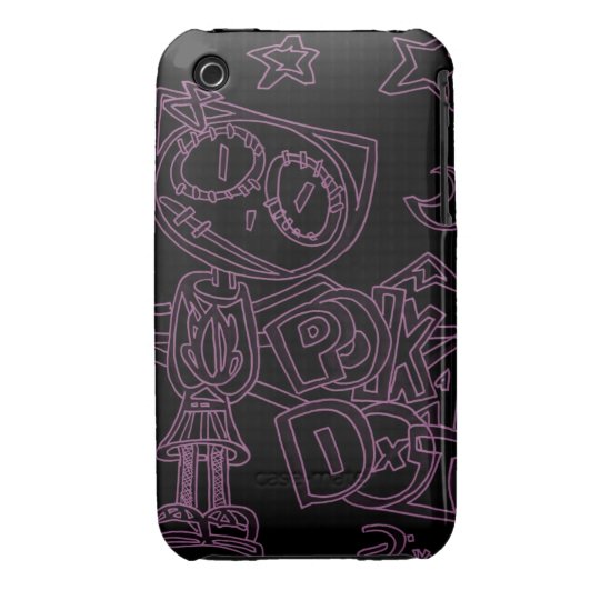 Polka Dot ( the Cartoon Kitty ) iPhone 3 Cover