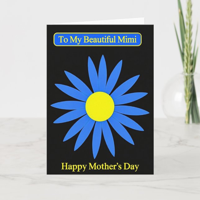 Polka Dot To My Beautiful Mimi Card (Front)