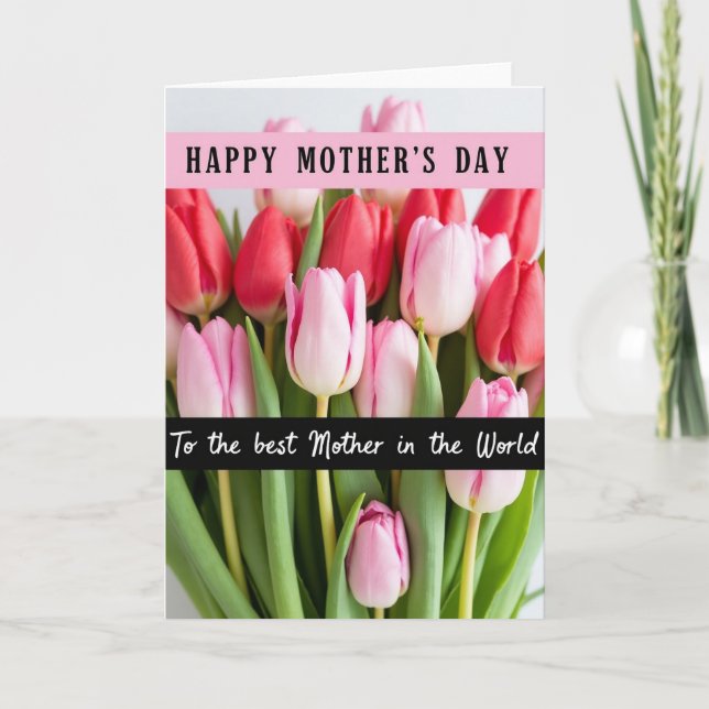 Polka Dot Tulip Mother Card (Front)