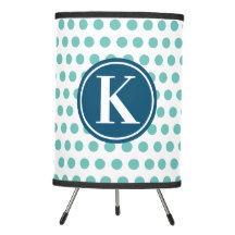 Polka Dot Two Color with Custom Monogram