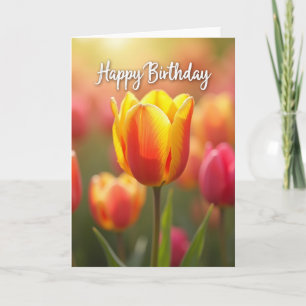 Polka Dot Vibrant Bloom Card