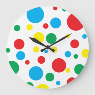Polka Dot Wall Clock
