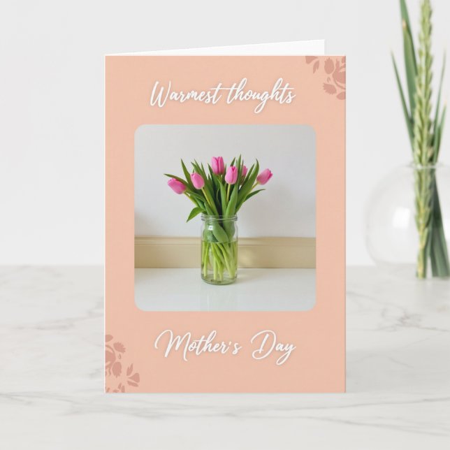 Polka Dot Warmest Thoughts Card (Front)