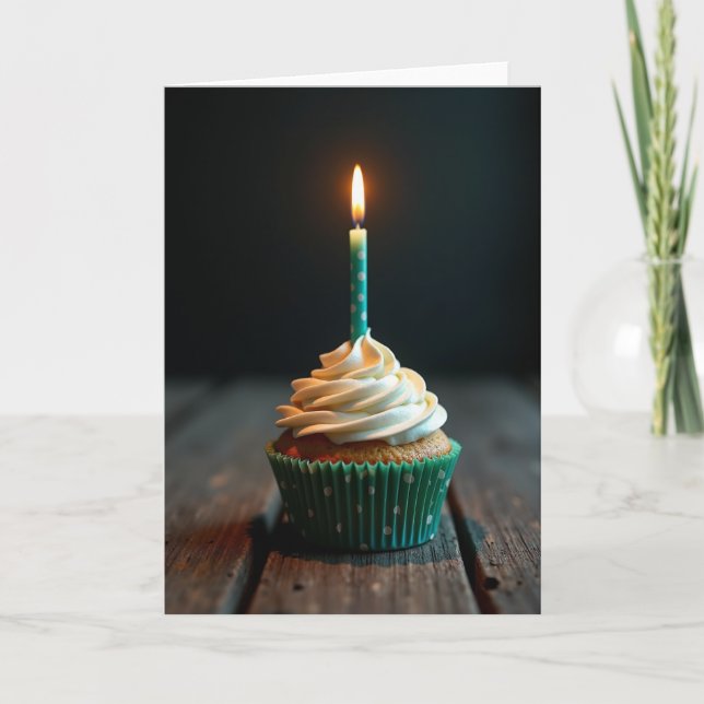 Polka Dot Wish Birthday Card (Front)