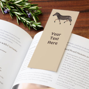 Polka Dot Zebra Bookmarks