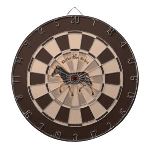 Polka Dot Zebra English Pub Dart Board
