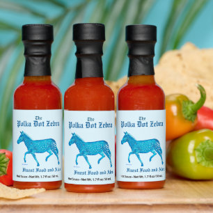 Polka Dot Zebra English Pub Hot Sauces