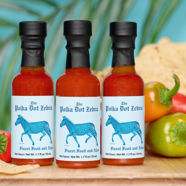 Polka Dot Zebra English Pub Hot Sauces (Multi)