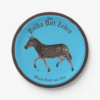 Polka Dot Zebra English Pub