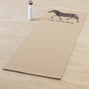 Polka Dot Zebra Yoga Mat