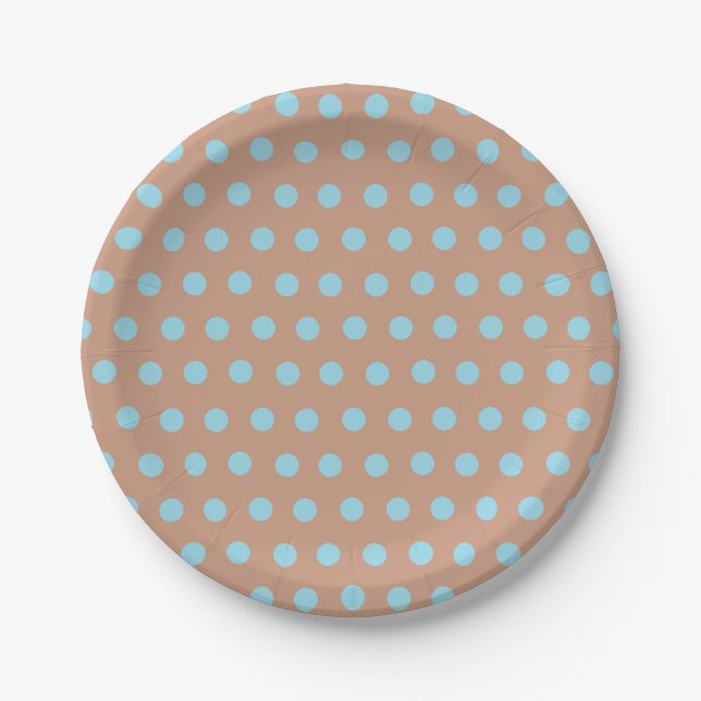 Polka Dots 1 Paper Plates (Front)