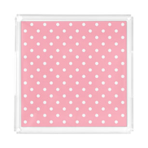 Polka Dots Acrylic Tray