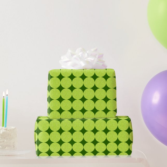 Polka Dots and Diamonds by Shirley Taylor Wrapping Paper (Party Gifts)