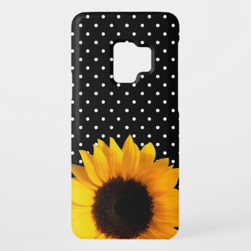 Polka Dots and Sunflower Samsung S9 Case