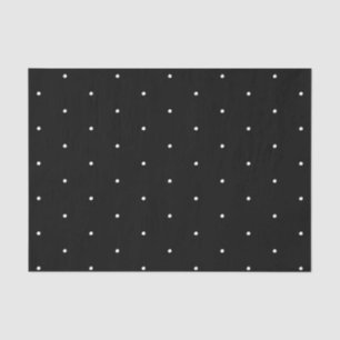 Polka dots Black and white pattern elegant Tissue Paper