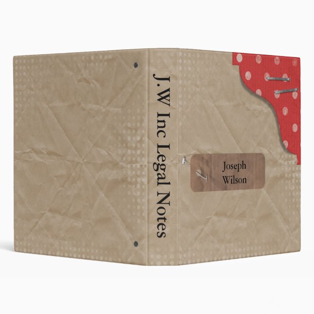 polka dots Business Binder (Background)