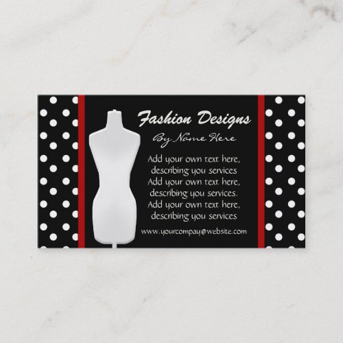 Polka Dots Business Card