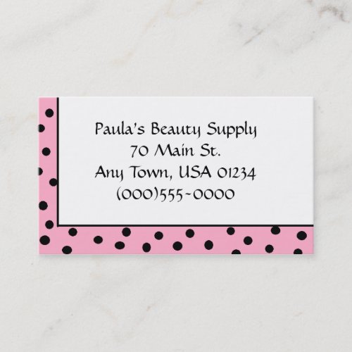 "Polka Dots" Business Cards