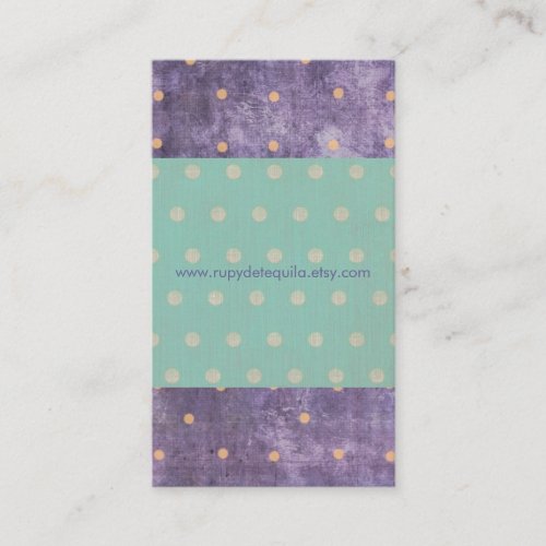 Polka Dots Business Cards
