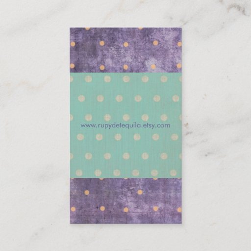 Customizable Polka Dots Business Cards