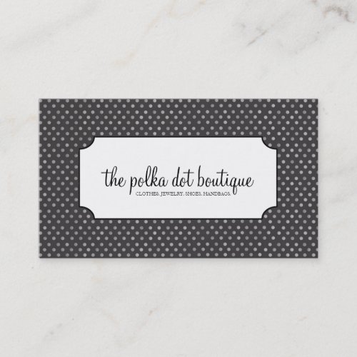 Polka Dots Business Cards