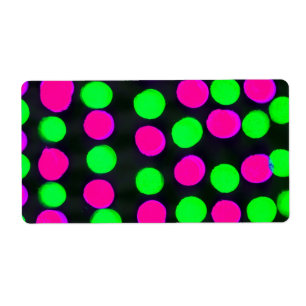 Polka dots/Circles Label