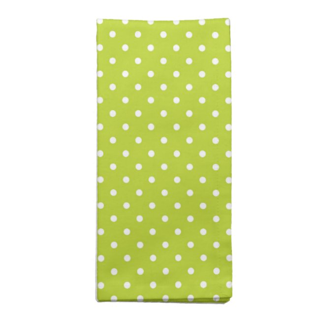Polka Dots Cloth Napkin (Folded)