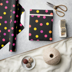 Polka dots colorful Wrapping Paper