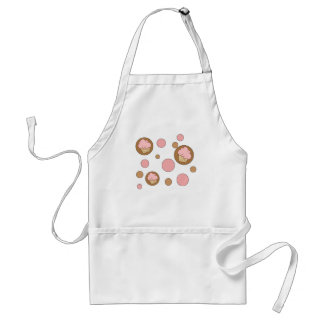 Polka Dots Cupcakes Adult Apron
