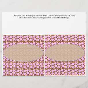 Polka Dots Custom Candy Bar Wrappers party favors