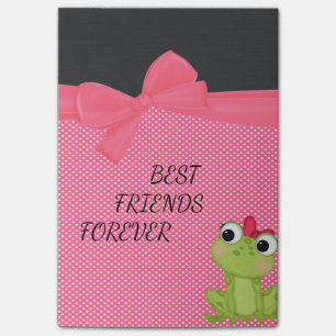 Polka Dots, Cute Froggy-Motivational message Post-it Notes