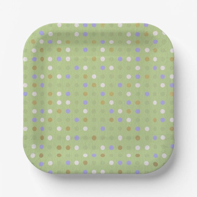 Polka Dots & Daydreams Paper Plates (Front)