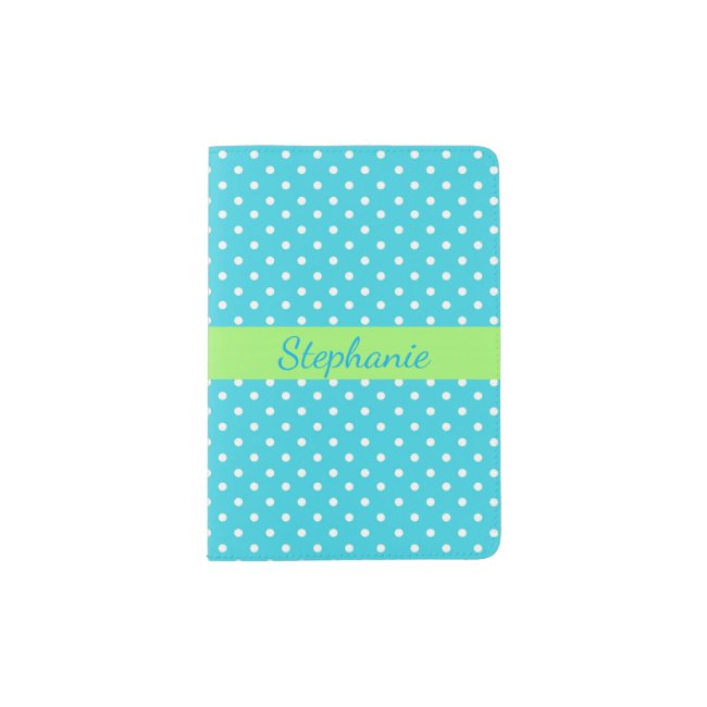 Polka Dots Design Passport Cover