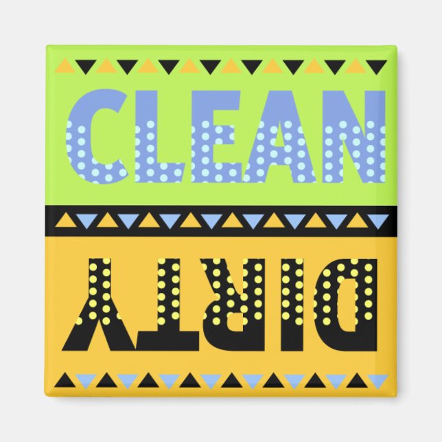 Polka Dots Dishwasher Magnet (Front)