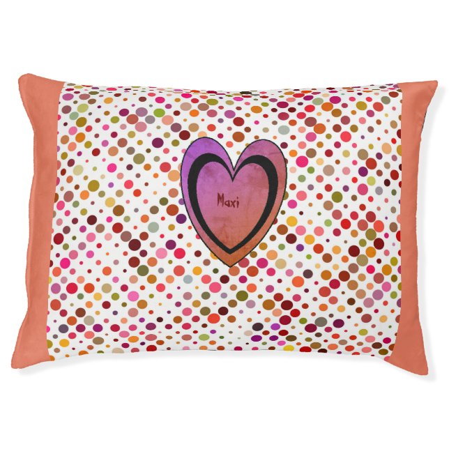Polka Dots - Dog Bed (Front)