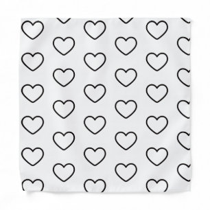 Polka Dots Dog Cat Love Hearts Pet Lovers Bandana