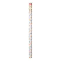 polka dots dotty halloween pattern pencil