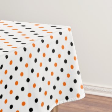 polka dots dotty halloween pattern tablecloth